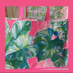 Lilly Pulitzer Large Shopping Tote Bag
